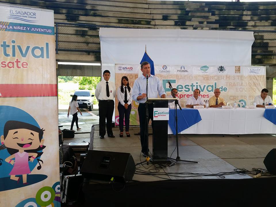 Cuarto festival de expresión juvenil es realizado en Sonsonate