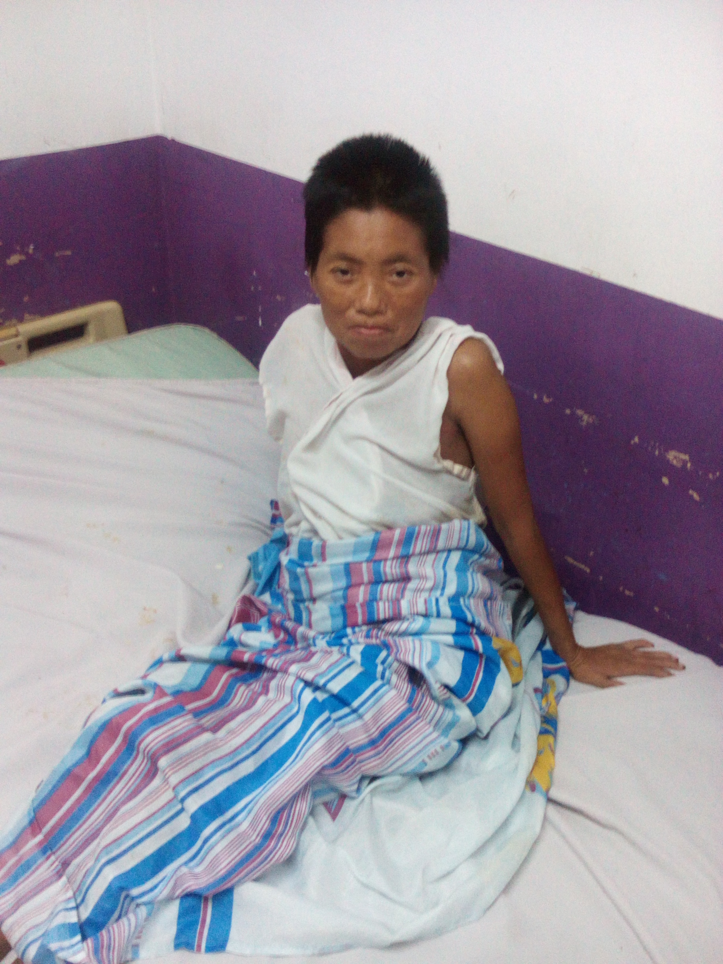 Paciente está abandonada en Hospital Nacional “Arturo Morales” de Metapán