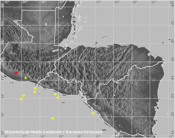 Sismo Sentido de Magnitud 4.9, en territorio Guatemalteco