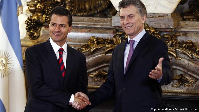 Peña Nieto agradece a Macri su apoyo frente a Trump