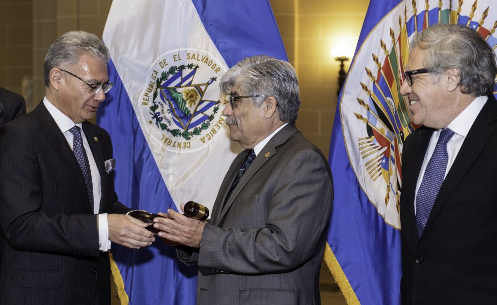 El Salvador asume la presidencia del Consejo Permanente de la OEA