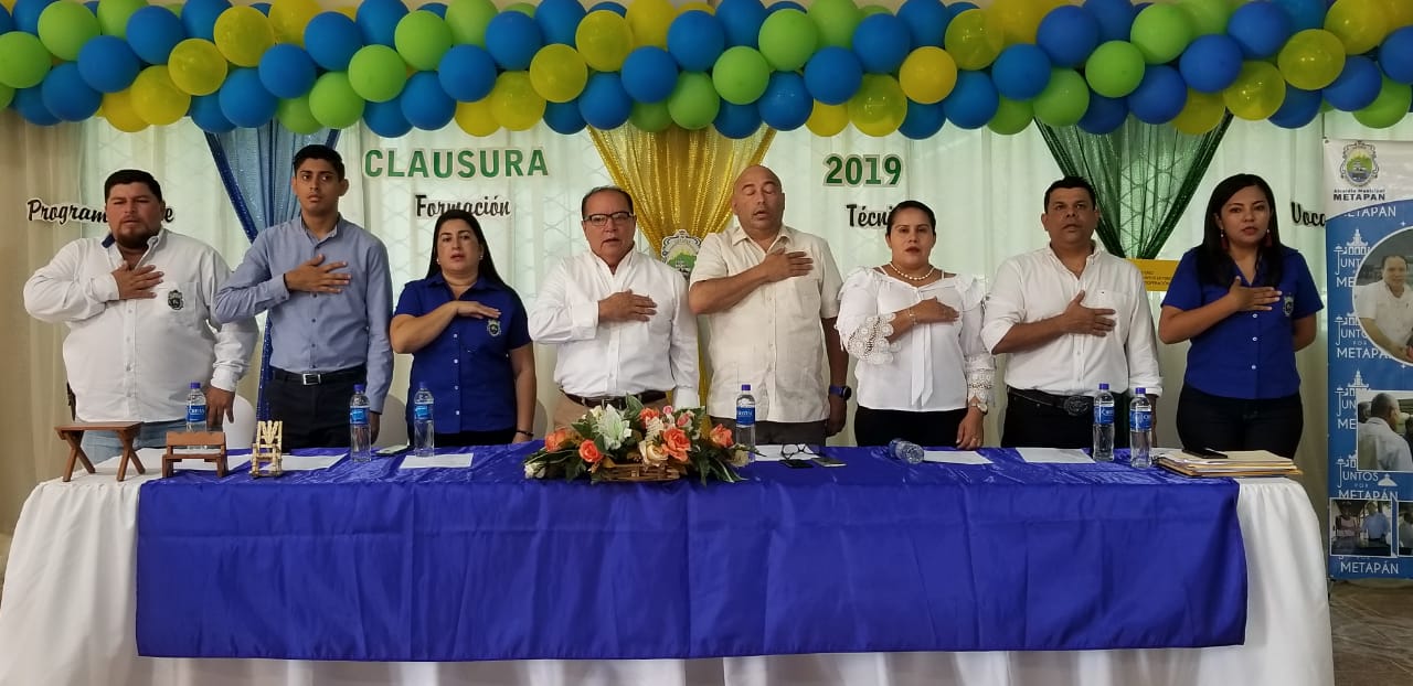 Alcaldia Municipal de Metapan clausura sus Talleres Vocacionales 2019