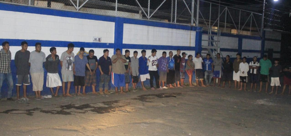 Policía captura durante operativo en Sonsonate a 36 terroristas por homicidio y privación de libertad