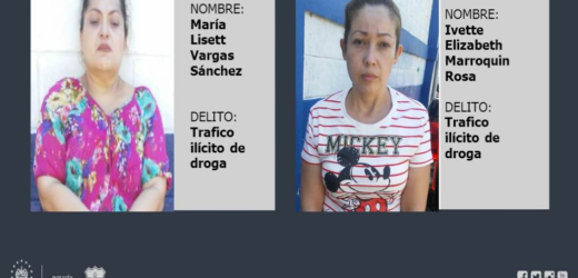 Policía captura a mujeres vinculadas al tráfico de metanfetaminas, en Sonsonate
