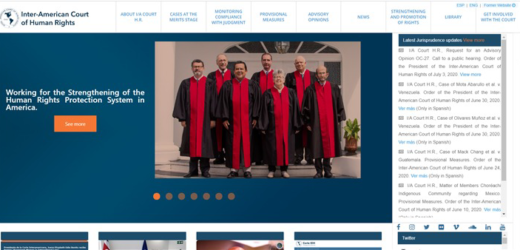 Corte Interamericana de Derechos Humanos presenta su nuevo Sitio