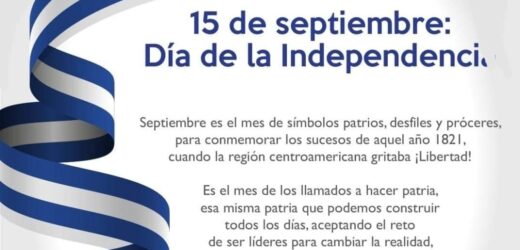 El Salvador: Oracion a la bandera en el Bicentenario de la Independencia Patria
