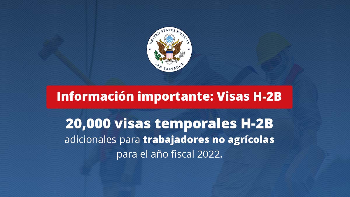 Por primera vez, el Departamento de Seguridad Nacional aumentará el límite de visas H-2B en la primera mitad del año fiscal