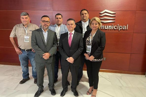 Alcaldes de la Red de Asociaciones de Municipios de El Salvador, en la búsqueda de la cooperación española