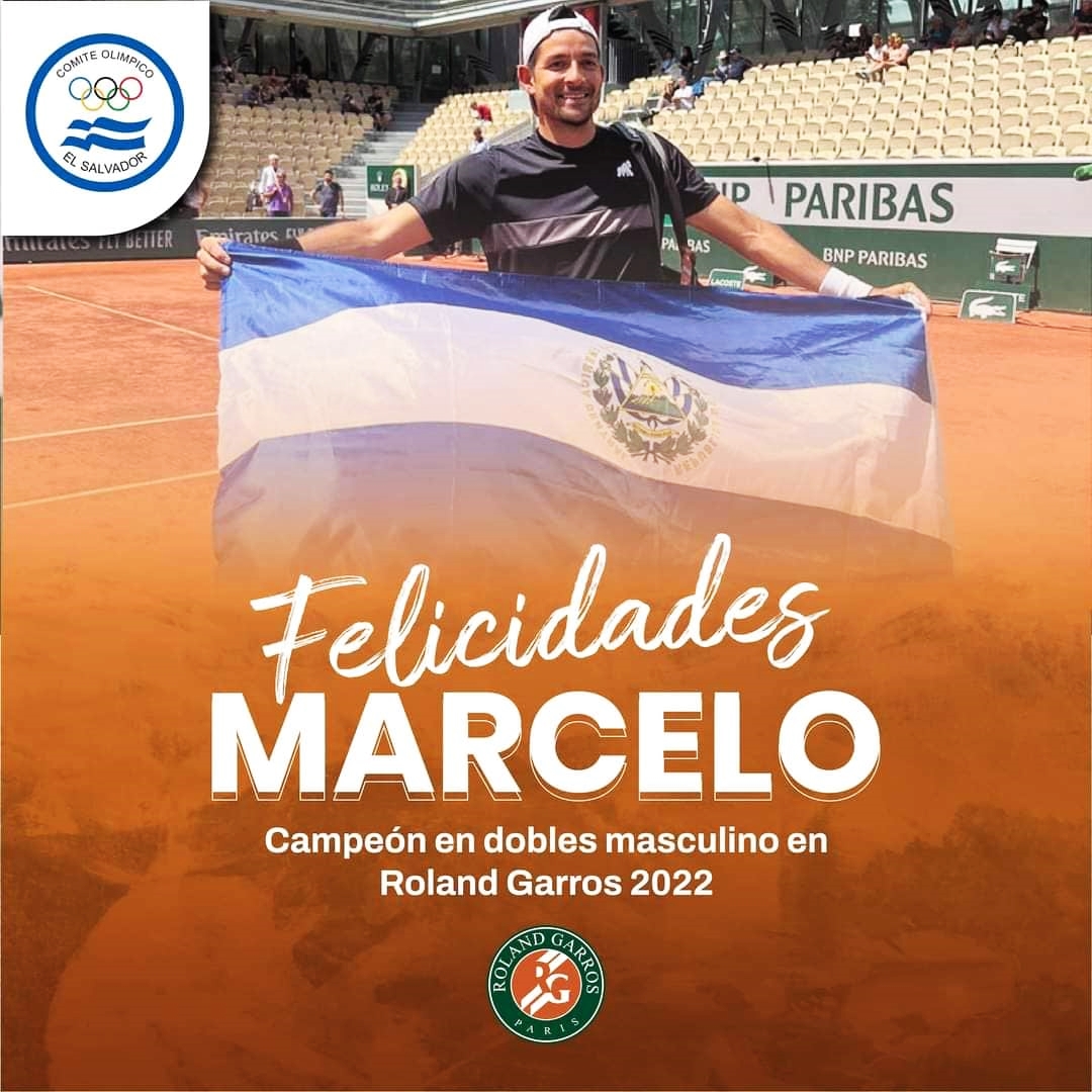 Sonsonateco ganó el Torneo Mundial en Dobles Masculino de Tenis Roland Garros