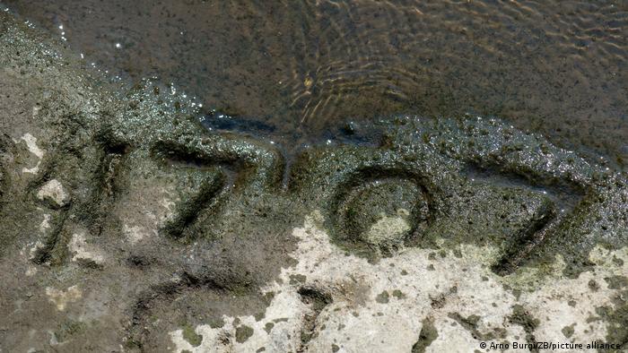 Histórica sequía en ríos de Alemania deja al descubierto antiguas «Piedras del Hambre»