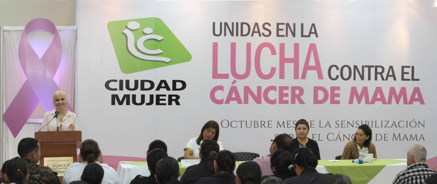 Secretaria de Inclusión Social realiza el lanzamiento de una campaña de sensibilización sobre el cáncer de mama.