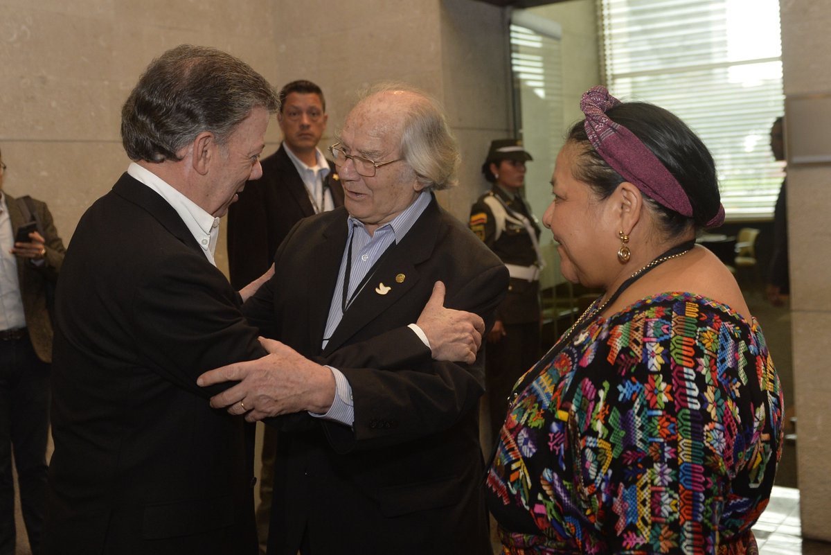 Premio Nobel de la Paz 2016, para el presidente de Colombia, Juan Manuel Santos