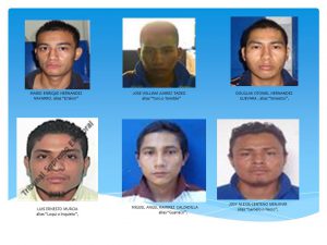 FGR Sonsonate logra penas de 40 a 70 años de prisión contra seis pandilleros de la MS por Homicidio
