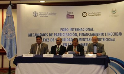 Realizan foro internacional para abordar aspectos relacionados a las leyes de seguridad alimentaria y nutricional en Latinoamérica