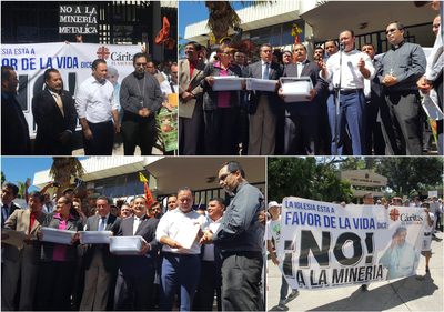 Grupos parlamentarios respaldan petición para prohibir la minería metálica en el país