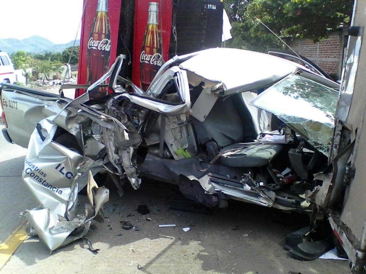 Accidente carretera a Metapán deja una persona lesionada