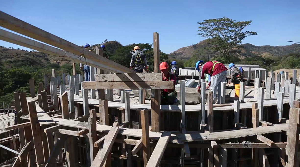 Construcción de planta de tratamiento para aguas residuales en Metapán tiene un avance del 70%