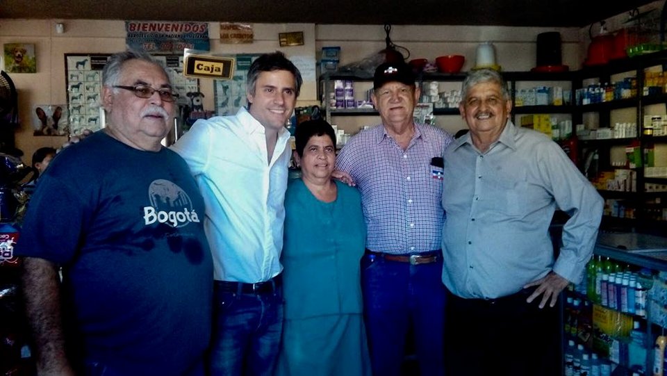 Visita de Carlos Callejas y Mario Marroquin a la ciudad de Metapán
