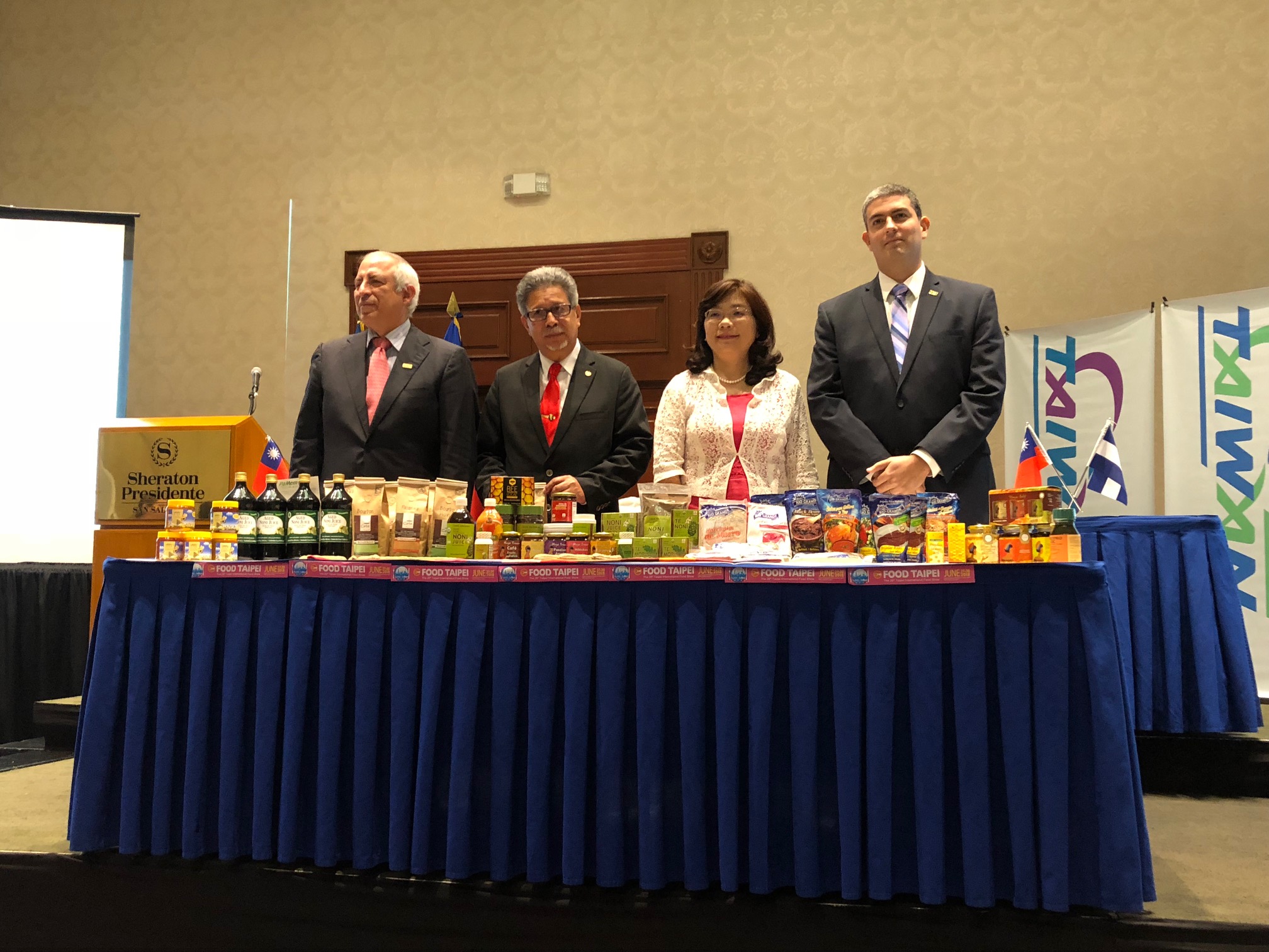 Taiwán presenta la Delegación Salvadoreña para la Feria “Food Taipei 201