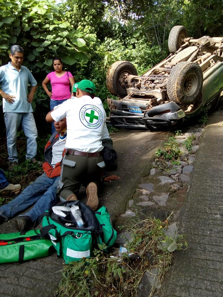 Cruz Verde atiende nuevo accidente de tránsito en El Congo