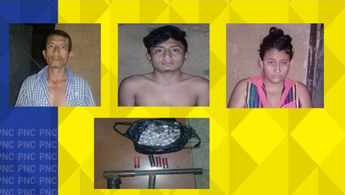 Tres personas detenidas por tráfico ilícito de droga