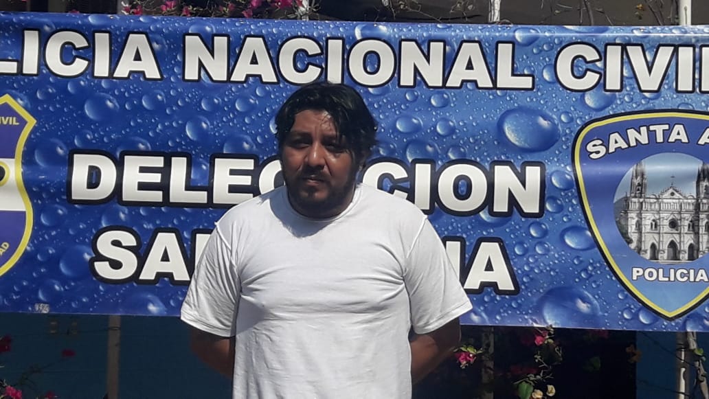 Presunto cabecilla de pandilla arrestado Metapán por la PNC