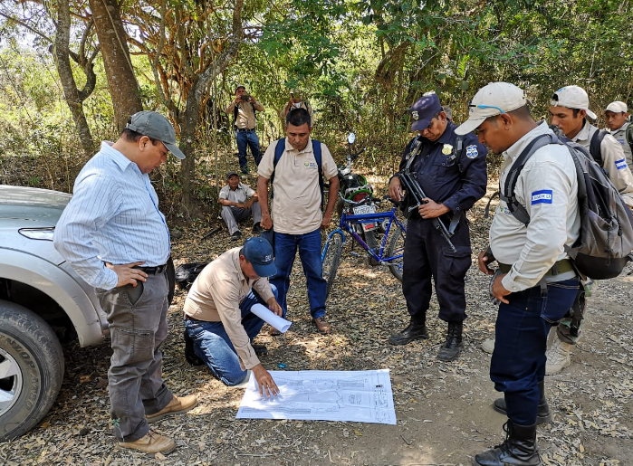 MARN, PNC y Fiscalía advierten sobre intento de usurpación de Área Natural Protegida El Chino, en Ahuachapan.