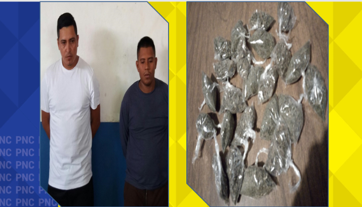 Extorsionista y distribuidor de drogas capturados en Morazán