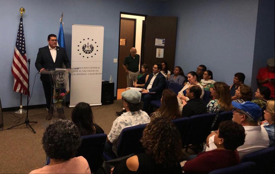 Gobierno salvadoreño fortalece trabajo con diáspora en California, Estados Unidos
