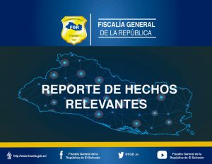 Fiscalía General de la República informa sobre hechos relevantes con audiencias, condenas y homicidios