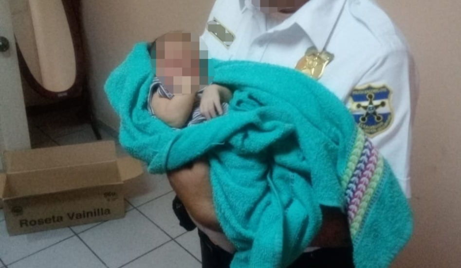 Policía localiza bebé recién nacido en Chalchuapa