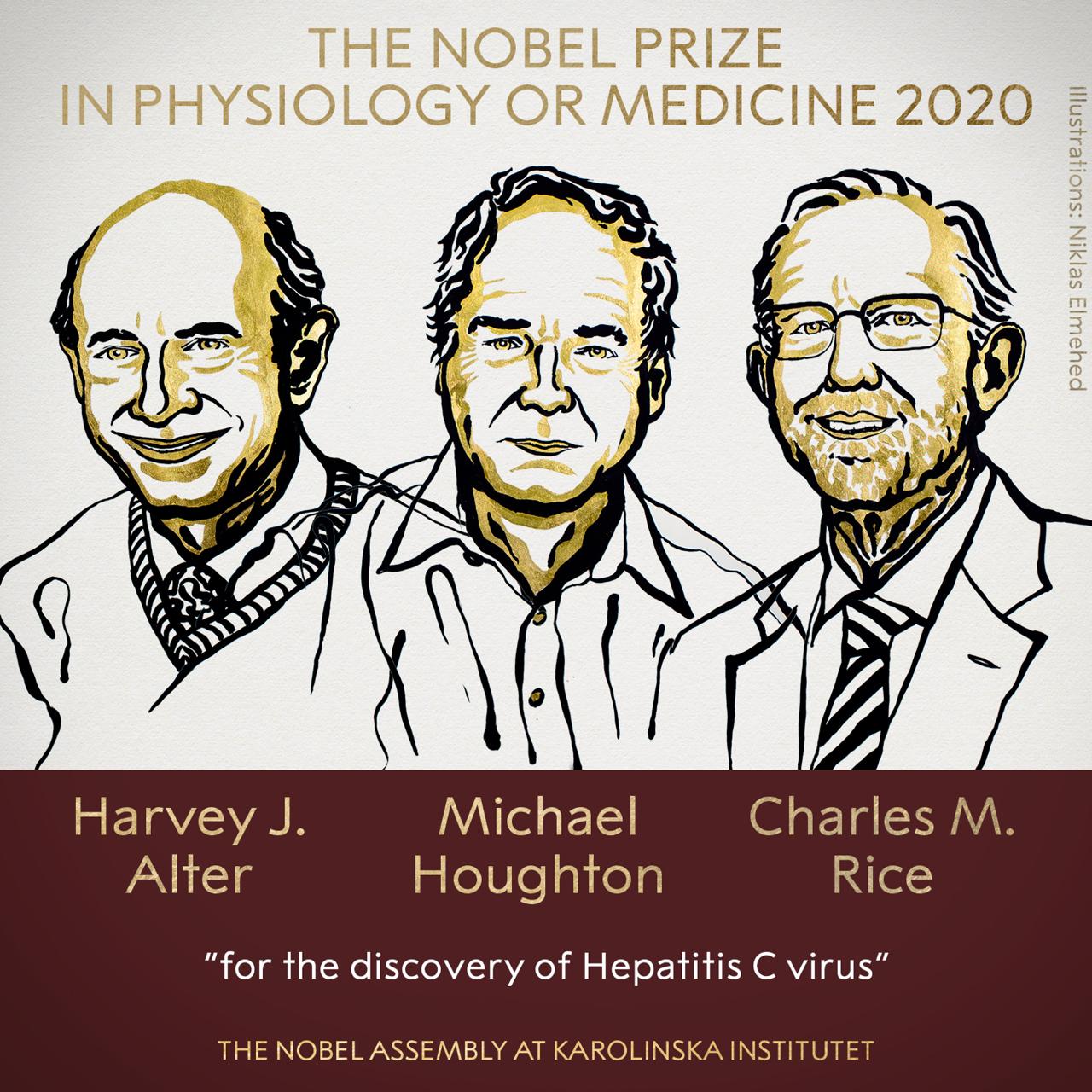 Premio Nobel de Medicina a cientificos por cura a la Hepatitis C