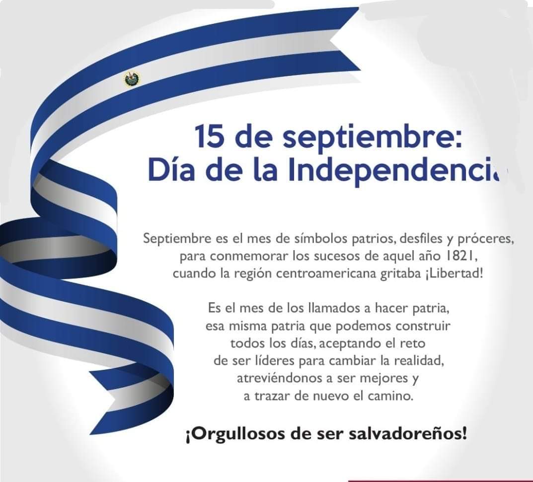 El Salvador: Oracion a la bandera en el Bicentenario de la Independencia Patria