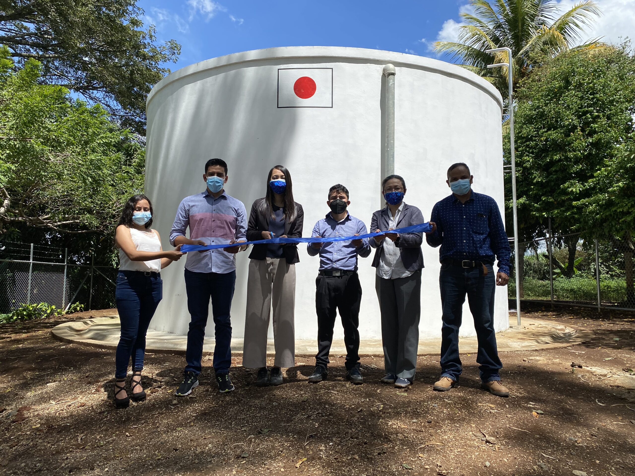 Japón financió proyecto de Abastecimiento de Agua Potable en Caserío La Palma, Cantón San Sebastián, Chalchuapa, Santa Ana.