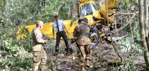 Avioneta se desploma en Suchitoto dejando dos tripulantes lesionados