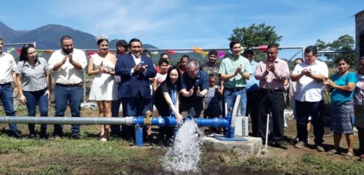 Mas de 800 habitantes del cantón Las Higueras, Izalco cuentan con agua potable en sus viviendas, gracias al financiamiento de la Embajada del Japón