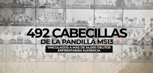 El Salvador lleva a cabo el proceso judicial del siglo contra 492 cabecillas de la MS