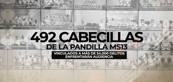 El Salvador lleva a cabo el proceso judicial del siglo contra 492 cabecillas de la MS