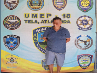 Tras casi tres años prófugo, supuesto contrabandista es arrestado en Tela