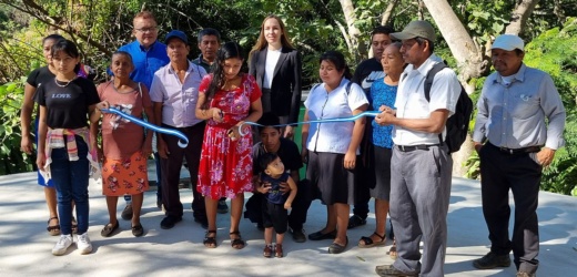 Nuevo tanque de agua beneficia a 400 familias en el municipio de Nahuizalco