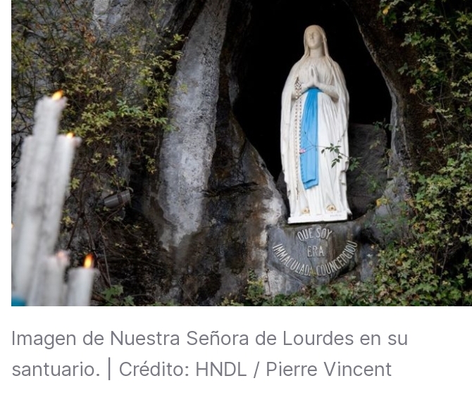 Posible milagro en estudio: Peregrina recupera la vista tras recibir el agua de Lourdes