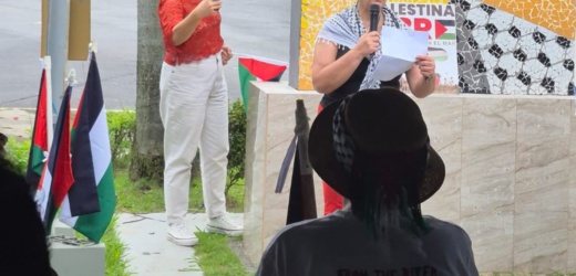 Caravana Humanitaria por Gaza recorre las calles de San Salvador en un llamado por la paz y la solidaridad