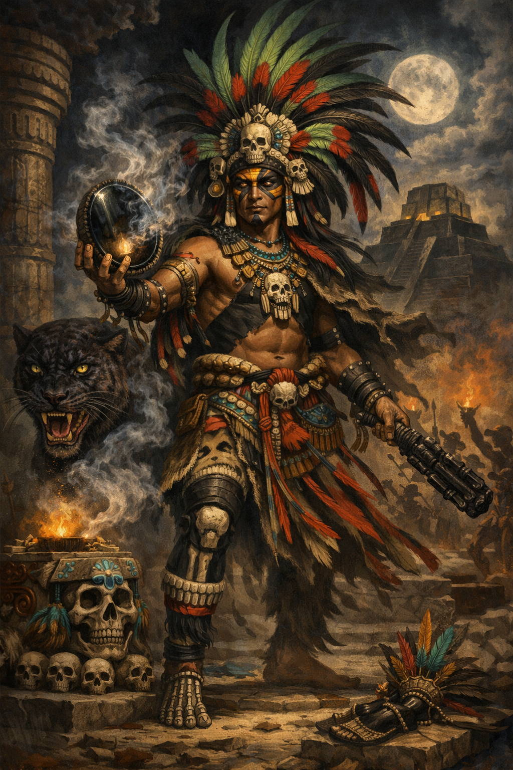 Tezcatlipoca y la herencia mesoamericana: una lectura cultural desde Santa Ana, El Salvador