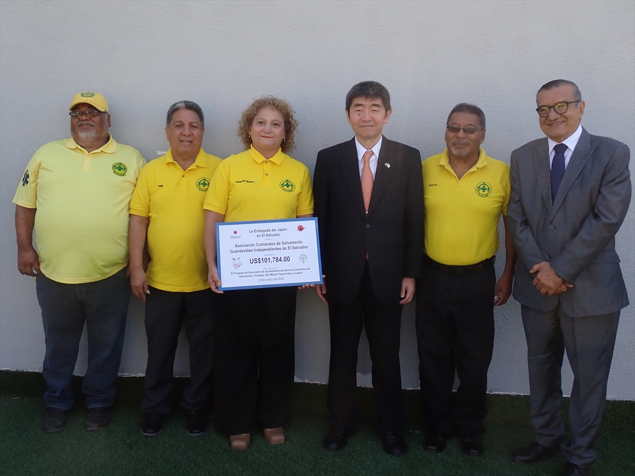 Japón firma dos convenios de donación por US $264,475.00