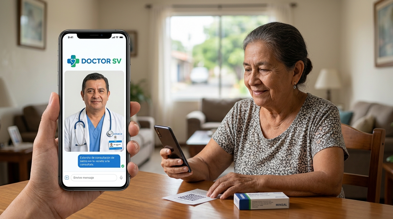 Doctor SV es una iniciativa del sector público, no una empresa privada.